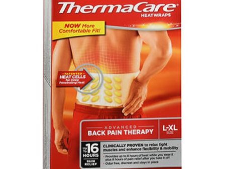 Thermacare Lower Back & Hip Large XL 2 each By Thermacare For Discount