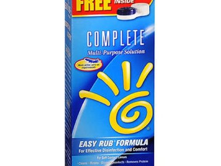 Complete Multi-Purpose Solution For Contact Lenses Easy Rub Formula 4 oz By Complete Discount