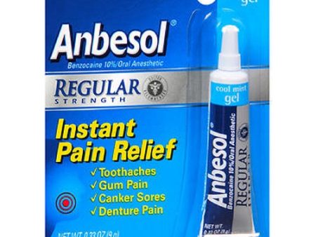 Anbesol Oral Anesthetic Regular Strength Gel Cool Mint 0.25 oz By Anbesol Cheap