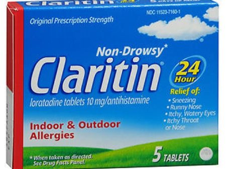 Claritin 24 Hour Allergy 5 tabs By Claritin Cheap