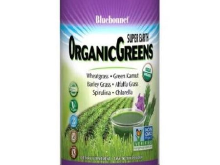 Super Earth Organic Greens 7.4 oz By Bluebonnet Nutrition For Cheap