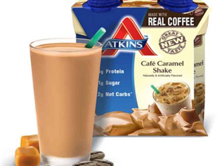 Ready-To-Drink Shakes, Cafe Caramel 4 11 Oz By Atkins Online Hot Sale