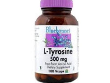 L-Tyrosine 100 Veg Caps By Bluebonnet Nutrition Hot on Sale