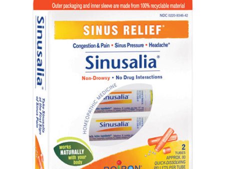 Sinusalia Sinus Pain Relief 2 tubes By Boiron Fashion