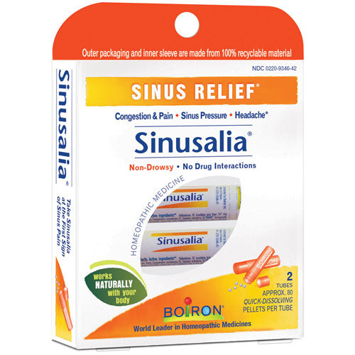 Sinusalia Sinus Pain Relief 2 tubes By Boiron Fashion