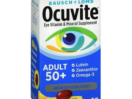 Bausch & Lomb Ocuvite Adult 50+ Soft Gels 50 ct By Bausch And Lomb Fashion