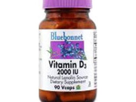 Vitamin D3 90 Veg Caps By Bluebonnet Nutrition Online