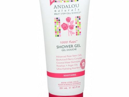 1000 Roses Soothing Shower Gel 8.5 Oz By Andalou Naturals For Sale