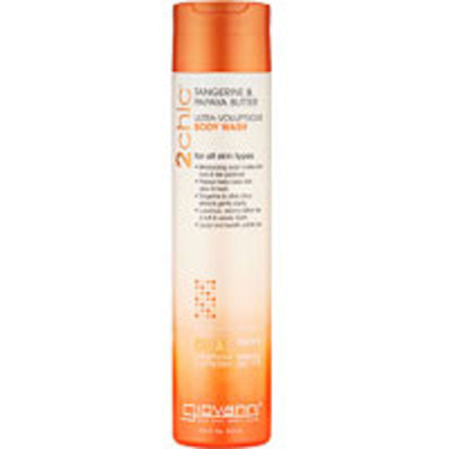 2chic Ultra Volume Tangerine and Papaya Butter Body Wash 10.5 oz By Giovanni Cosmetics Online Sale