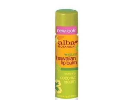 Hawaiian Lip Balm Coconut Cream 0.15 oz By Alba Botanica For Discount