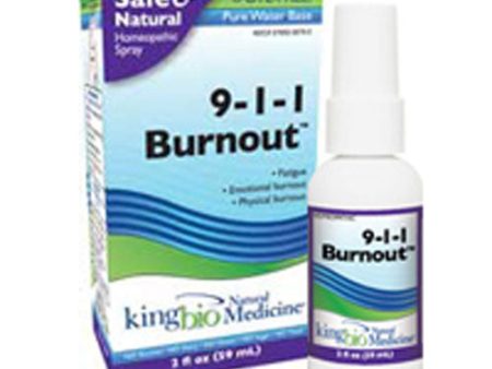 9-1-1 Burnout 2 oz By King Bio Natural Medicines Cheap