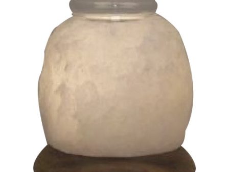 White Salt Aroma Lamp 1 Count By Aloha Bay Online Hot Sale