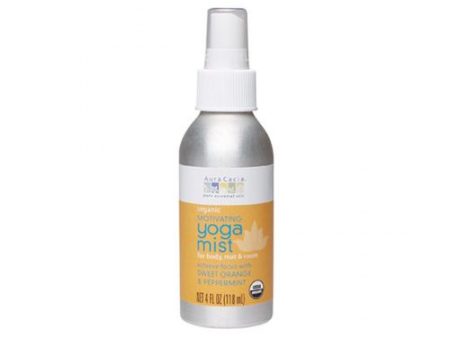 Organic Yoga Mist Motivating 4 oz By Aura Cacia Fashion