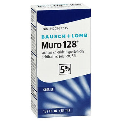 Bausch And Lomb Muro 128 5% Ophthalmic Eye Solution 0.5 oz By Bausch And Lomb Fashion