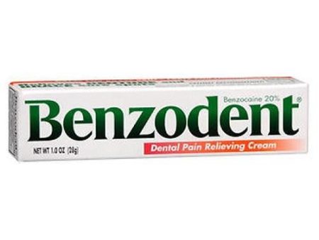 Benzodent Dental Pain Relieving Cream 1 oz By Benzodent Online Hot Sale