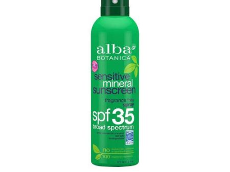 Sunscreen Fragrance Free Spf35 6 Oz By Alba Botanica Hot on Sale