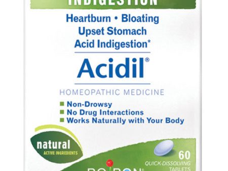 Acidil Heartburn 60 Tabs By Boiron Supply