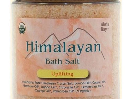 Himalayan Bath Salt Organic Uplifting 24 oz By Aloha Bay Online Sale