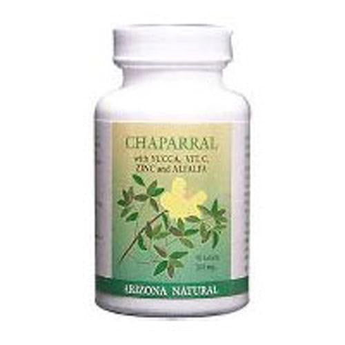 Chaparral with Vitamin C-Zinc-Yucca 180 Tabs By Arizona Natural Products For Sale