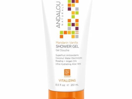 Shower Gel Mandarin Vanilla Vitalizing,, 8.5 Oz By Andalou Naturals Sale