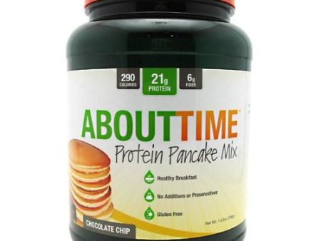 Protein Pancake Mix Chocolate Chip 1.5 lbs By About Time Online now