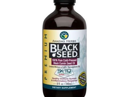 Black Seed Oil 8 Oz By Amazing Herbs Online