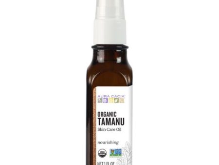 Organic Skincare Oil Tamanu 1 oz By Aura Cacia For Cheap