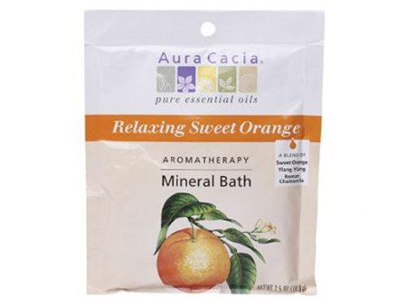 Mineral Bath Relax Citrus 2.5 Oz By Aura Cacia Sale