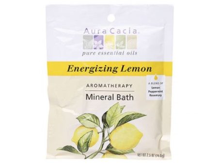 Mineral Bath Energize 2.5 Oz By Aura Cacia Supply