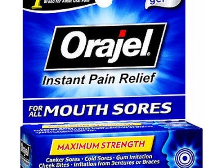 Orajel Mouth Sore Pain Relief Gel 0.18 oz By Arm & Hammer Online Sale