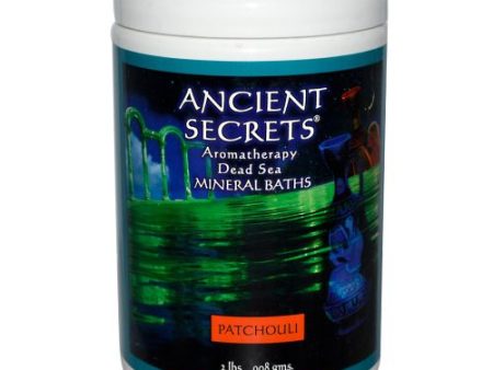 Dead Sea Bath Salts Patchouli 2 Lbs By Ancient Secrets For Cheap