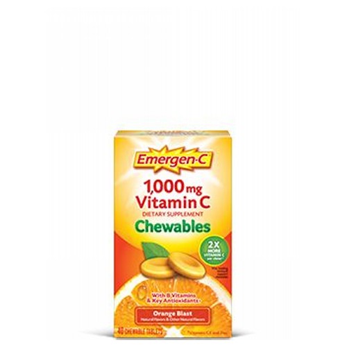 Emer gen-C Immune Chewables Orange 14 Tabs By Emergen-C Supply