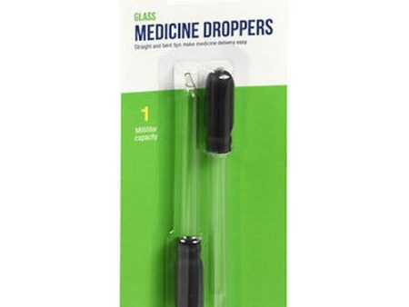 Ezy-Dose Glass Droppers Straight And Bent Tips 1 each By Apothecary Products For Discount