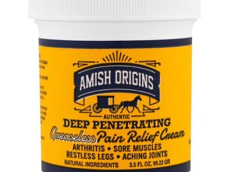 Deep Penetrating Pain Relief Cream 3.5 OZ By Amish Origins Discount