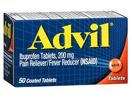 Advil Pain Reliever And Fever Reducer Coated Tablets 50 tabs By Advil Supply