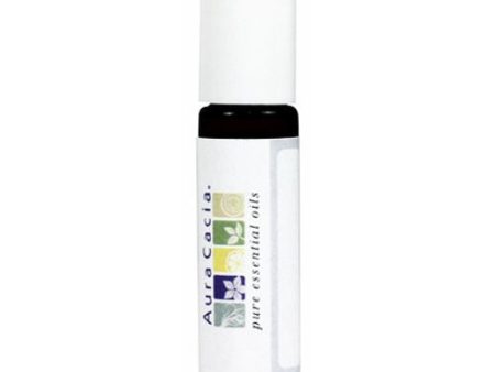 Empty Amber Roll-On Bottle with Writeable Label 0.31 oz By Aura Cacia Fashion