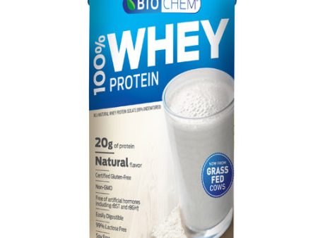 100% Whey Protein Vanilla 12.7 Oz By Biochem Cheap