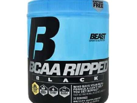 BCAA Ripped Ice Coffee 20 Servings By Beast Sports Nutrition Discount