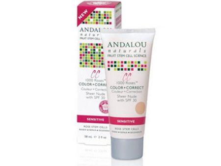 1000 Roses Cc Color + Correct Sheer Nude Spf 30 2 Oz By Andalou Naturals Cheap