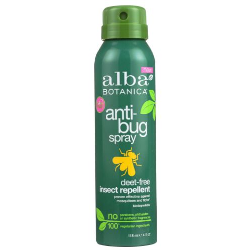 Anti-Bug Spray Deet Free 4 Oz By Alba Botanica on Sale