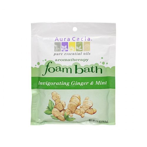 Aromatherapy Foam Bath Ginger Mint 2.5 oz By Aura Cacia Online now