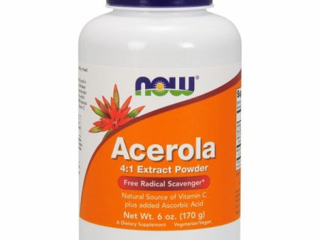 Acerola 4:1 Extract Powder 6 OZ By Now Foods Sale