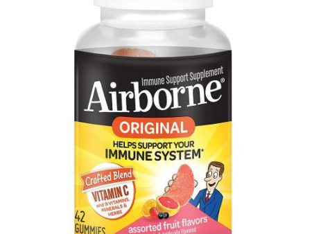 Airborne Gummies Assorted Fruit 42 Gummies By Airborne Online now