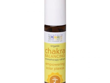 Chakra Balancing Aromatherapy Roll On Empowering Solar Plexus 0.31 oz By Aura Cacia on Sale