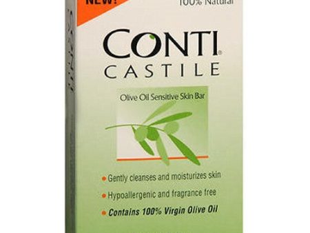 Conti Castile Olive Oil Sensitive Skin Bar Soap 4 oz By Conti Castile For Sale