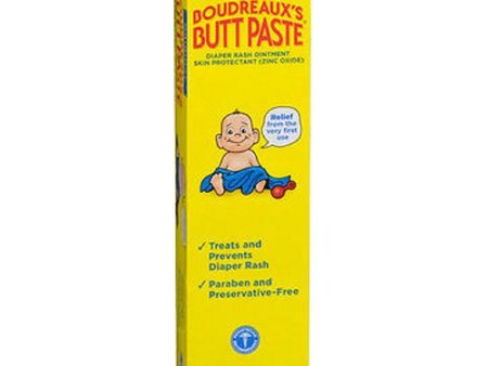 Boudreaux Butt Paste Diaper Rash Ointment Tube 4 oz By Boudreaux Hot on Sale