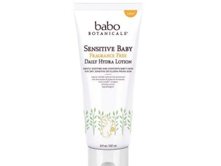 Sensitive Baby Daily Hydra Lotion Fragrance Free, 8 Oz By Babo Botanicals Fashion