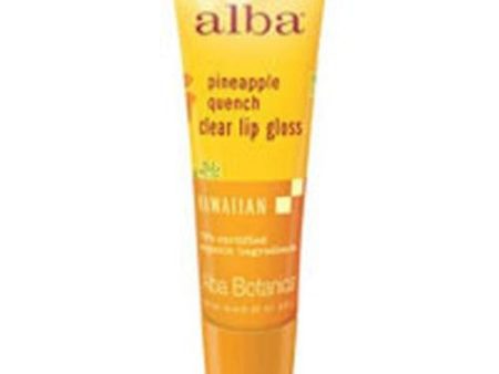 Hawaiian Lip Gloss Pineapple Quench .42 oz By Alba Botanica Online Hot Sale