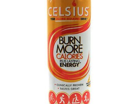 Celsius Orange 12 12oz By Celsius Sale