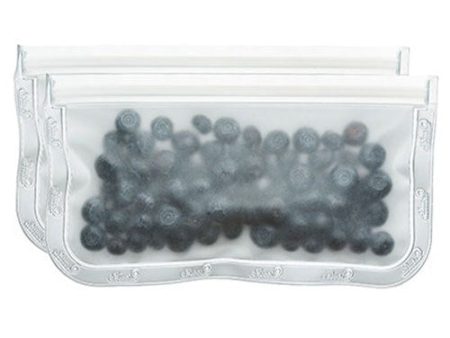 Zip Seal Snack Bag Translucent 2 Count By Blue Avocado Online Hot Sale